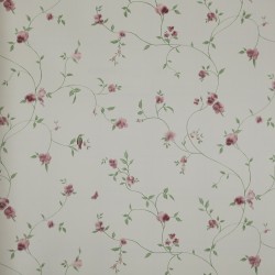 Papel de parede, floral, roxo 
